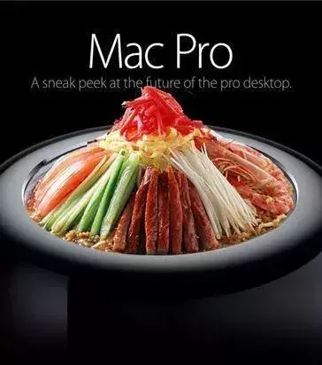 Pour certains internautes, le nouveau Mac Pro d'Apple servira de plateau de dégustation