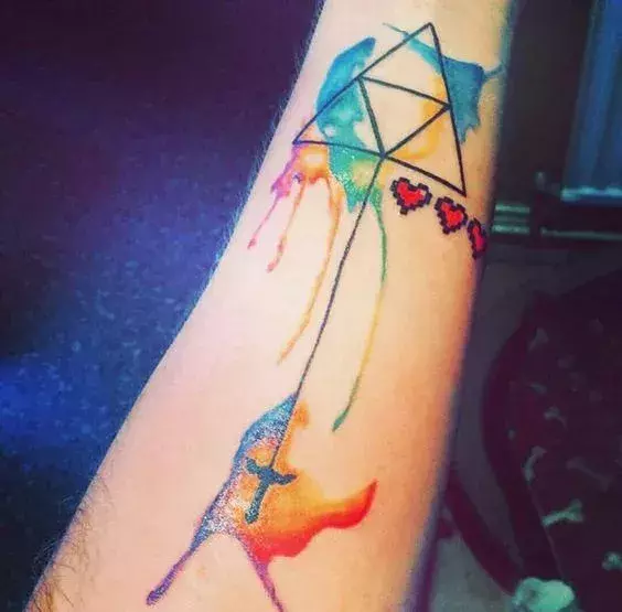 Une Triforce dans un tout autre style !