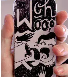 Voici un autre magnifique dessin plein de fantaisie destiné à décorer la coque d'un iPhone