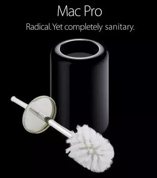 Voici une brosse de toilettes prenant la forme du nouveau Mac Pro d'Apple