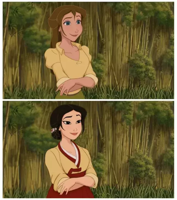 Jane (Tarzan) imaginée sous des traits... Coréens !