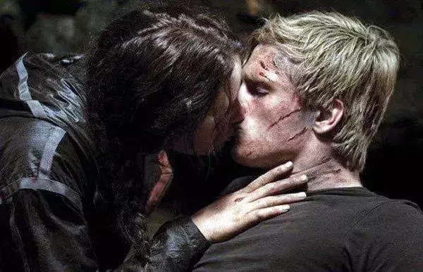 Jennifer Lawrence et Josh Hutcherson dans Hunger Games