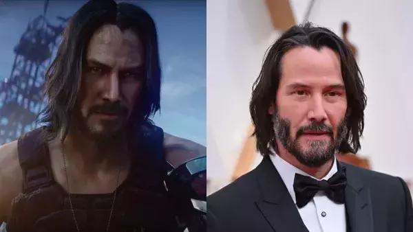 Keanu Reeves dans Cyberpunk 2077