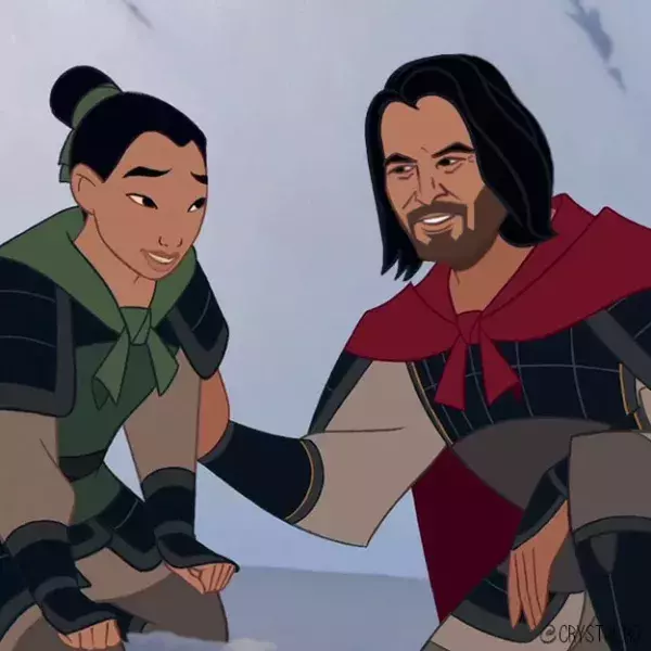 Keanu Reeves dans la peau de Li Shang dans Mulan