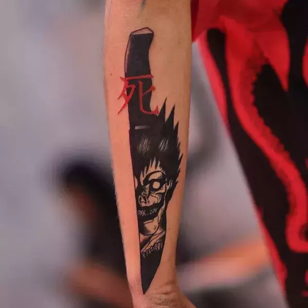 Ryuk, le dieu de la mort de Death Note dans toute sa splendeur