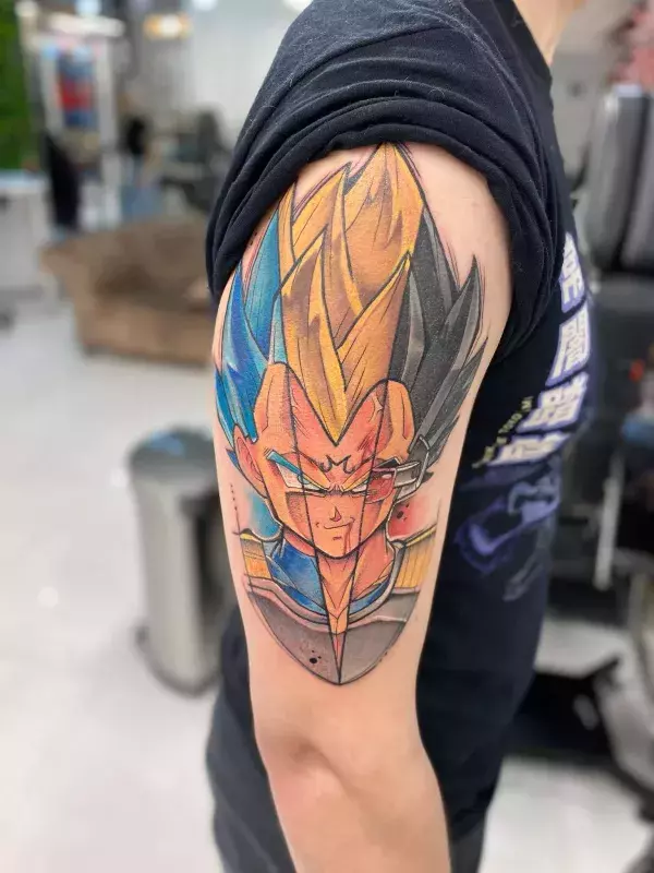 Voici un incroyable mash-up de trois icônes de Dragon Ball !