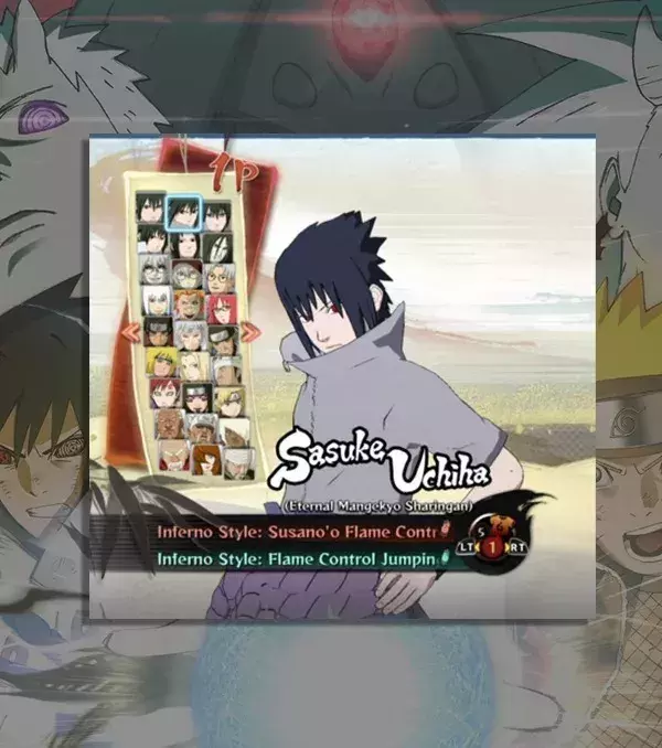 Naruto Shippuden : Ultimate Ninja Storm 4 - Sasuke Uchiha (Mangekyo Sharingan)