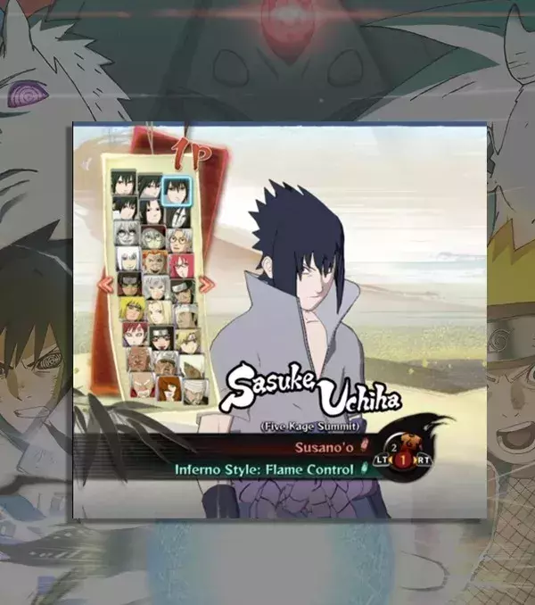 Naruto Shippuden : Ultimate Ninja Storm 4 - Sasuke Uchiha (Sommet des 5 Kage)