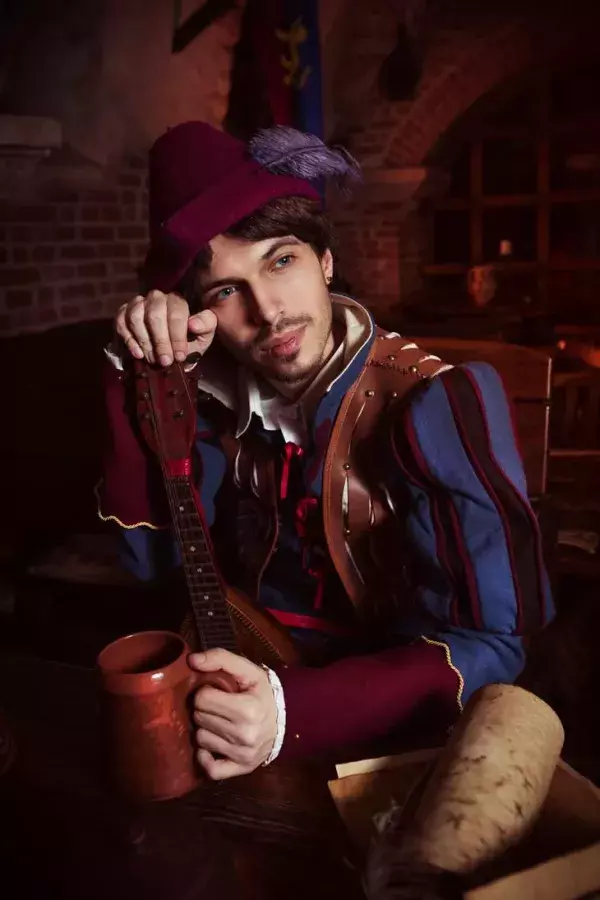 Le cosplay de Jaskier par Gerutskiy