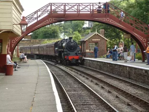 Prenez le train pour Poudlard à Goathland