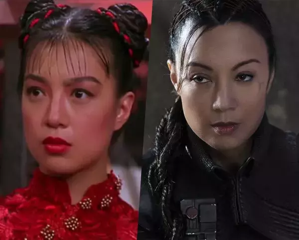 Mina-Na Wen dans The Mandalorian avant/après