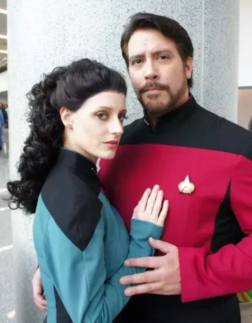 Troi et Riker