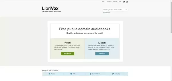 Le site Librivox